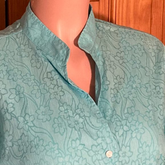 NWOT Vintage Liz Claiborne 3/4 Sleeve Top Blouse Size L - Picture 4 of 10